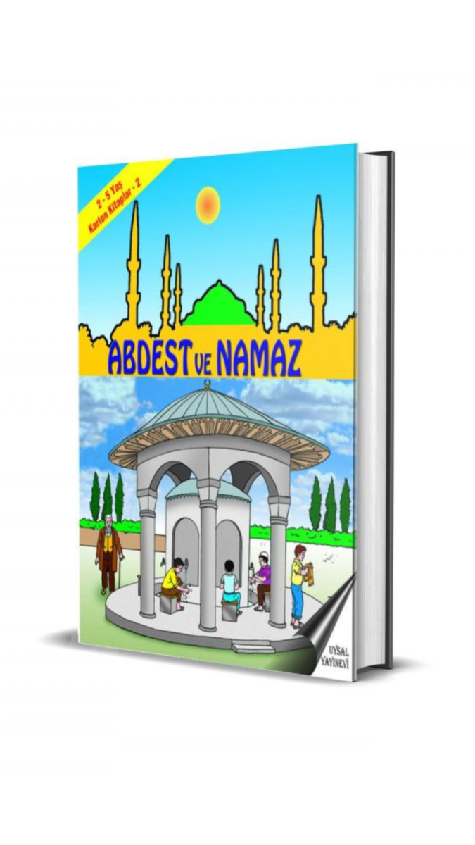 Abdest ve Namaz - Karton Kitap 2 - 2-5 Yaş - 1