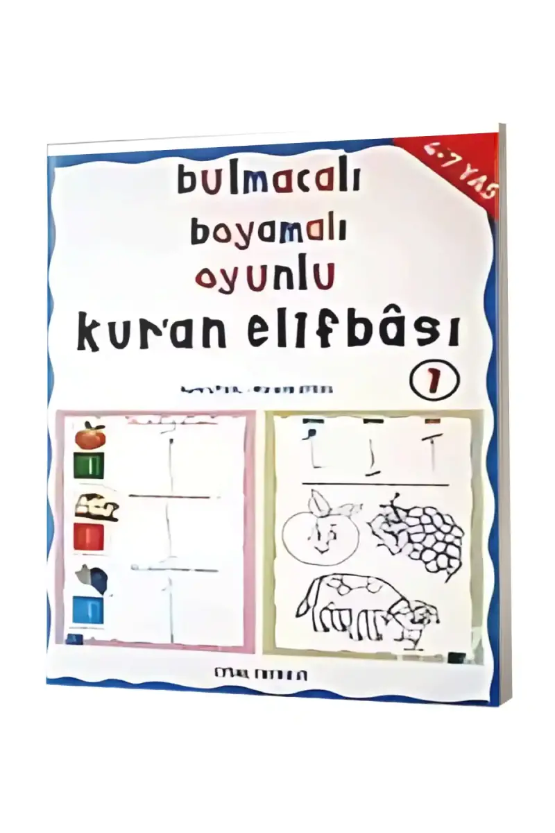 Bulmacalı Boyamalı Oyunlu Kuran Elifbası 1 - 1