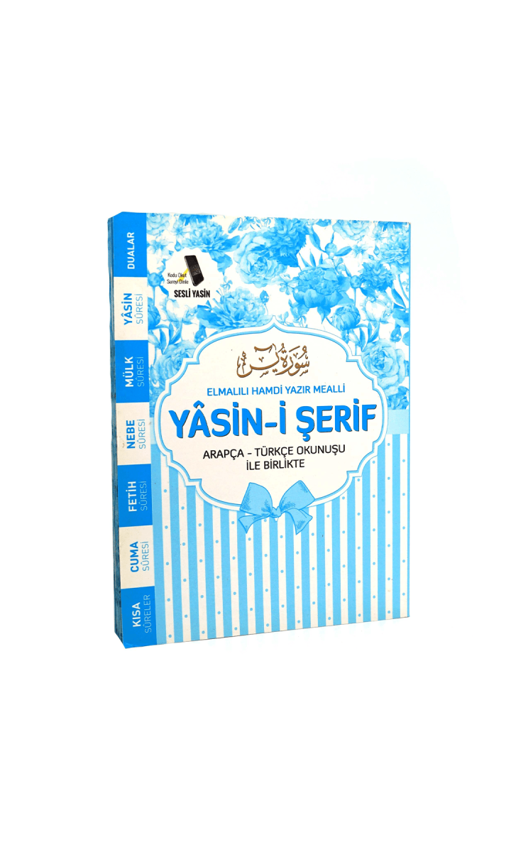 Çanta Boy Yasini Şerif Mavi 80 Sayfa - 1