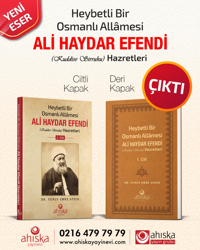 Heybetli Bir Osmanlı Allamesi Ali Haydar Efendi Hz. 1. Cilt - Deri - 2