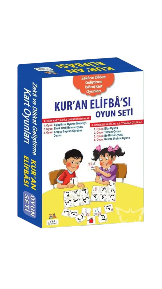 Kuran Elifbası Oyun Seti - Zeka ve Dikkat Geliştirme İslami Kart Oyunları - 2