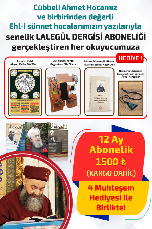 Lalegül Dergisi 12 Aylık Abonelik Paketi - 1