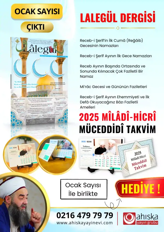 Lalegül Dergisi 143. Sayı Ocak 2025 - 1