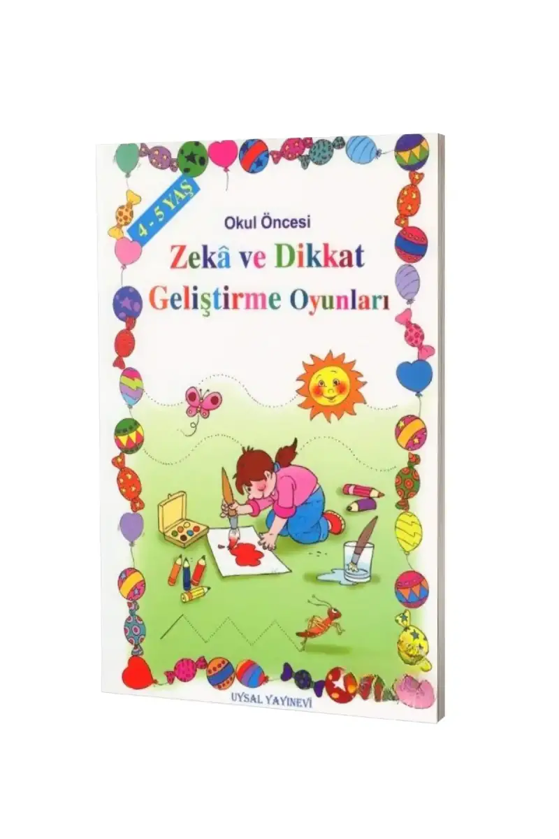 Okul Öncesi Çocuklar İçin Zeka ve Dikkat Geliştirme Oyunları - 4-5 Yaş - 1